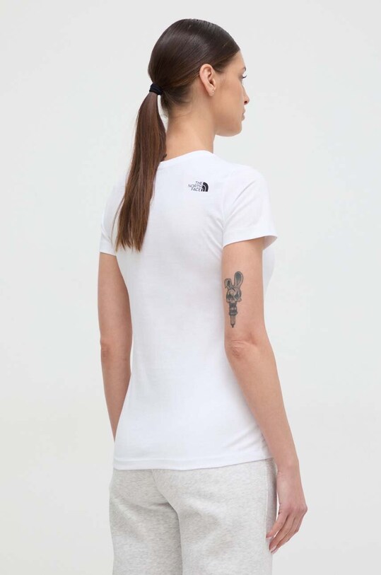 Îmbrăcăminte The North Face tricou din bumbac NF0A87N6FN41 alb