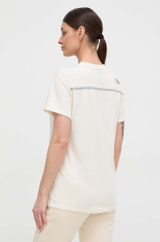 Odzież The North Face t-shirt bawełniany NF0A87DJQLI1 beżowy