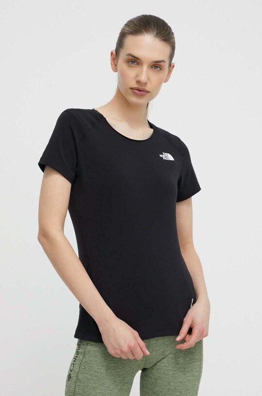 The North Face tricou sport Lightning Alpine uni negru NF0A87HVJK31