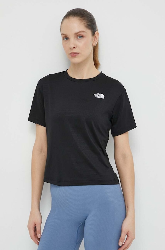 The North Face t-shirt sportowy Flex Circuit czarny NF0A87JVJK31