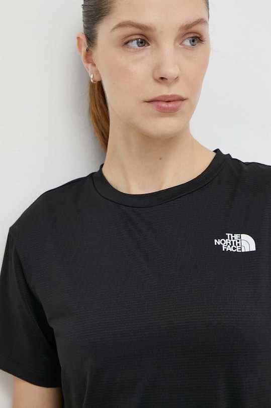 The North Face t-shirt sportowy Flex Circuit NF0A87JVJK31 czarny