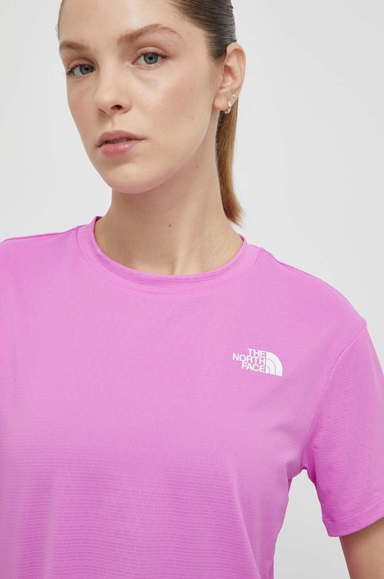 The North Face maglietta da sport Flex Circuit NF0A87JVQIX1 rosa