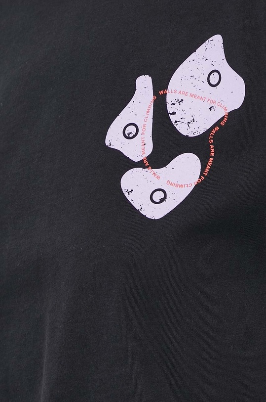 The North Face t-shirt bawełniany NF0A87FJJK31 czarny