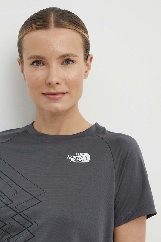 Спортна тениска The North Face Mountain Athletics сив NF0A87G9WUO1