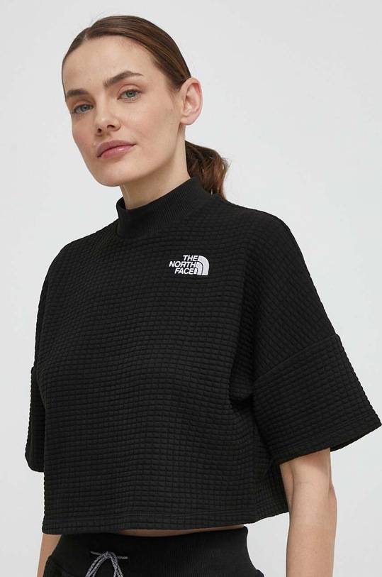 The North Face t-shirt aplikacja czarny NF0A853XJK31