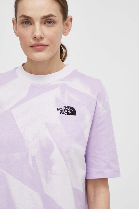The North Face tricou din bumbac violet NF0A881FUI61