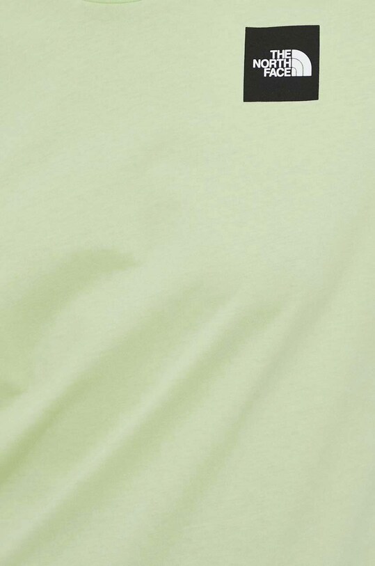 The North Face tricou din bumbac NF0A87NEO0F1 verde