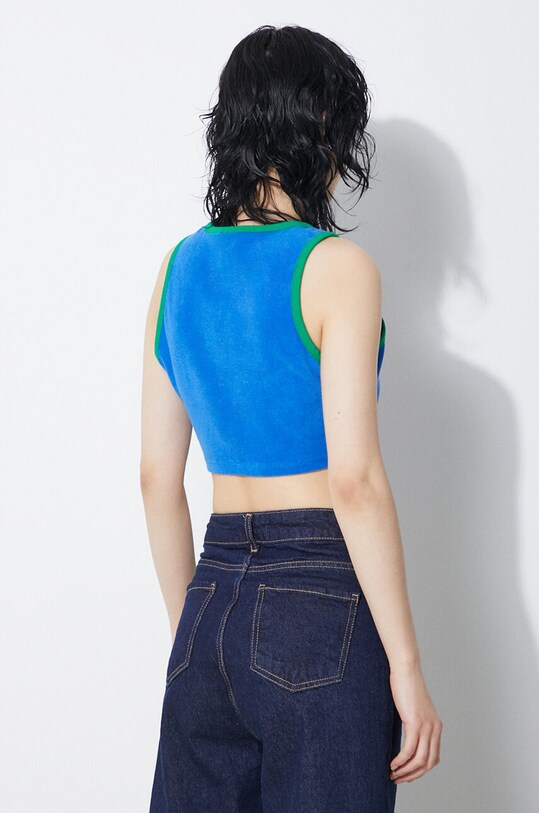 Дрехи Топ adidas Originals Terry Crop Tank JH0620 син