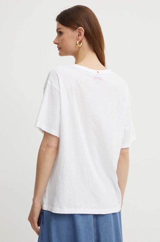 Îmbrăcăminte Boss Orange tricou din bumbac 50511418 alb