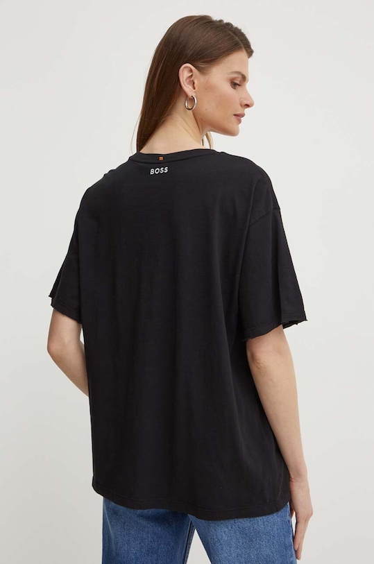 Odzież BOSS Orange t-shirt bawełniany 50511418 czarny