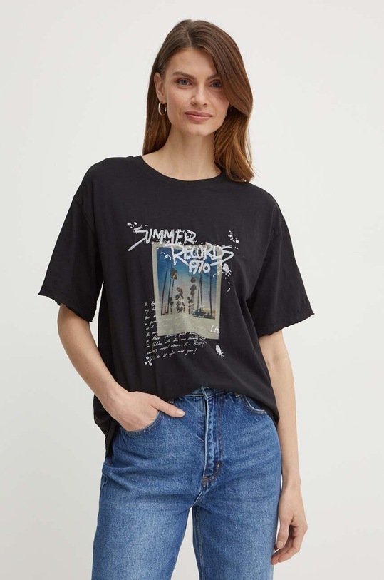 BOSS Orange t-shirt bawełniany czarny 50511418