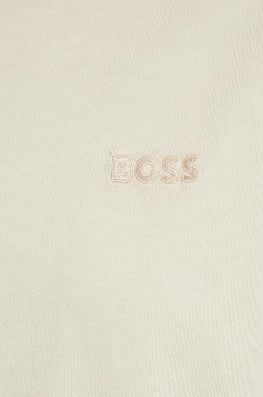 Boss Orange pamut póló bézs 50511711