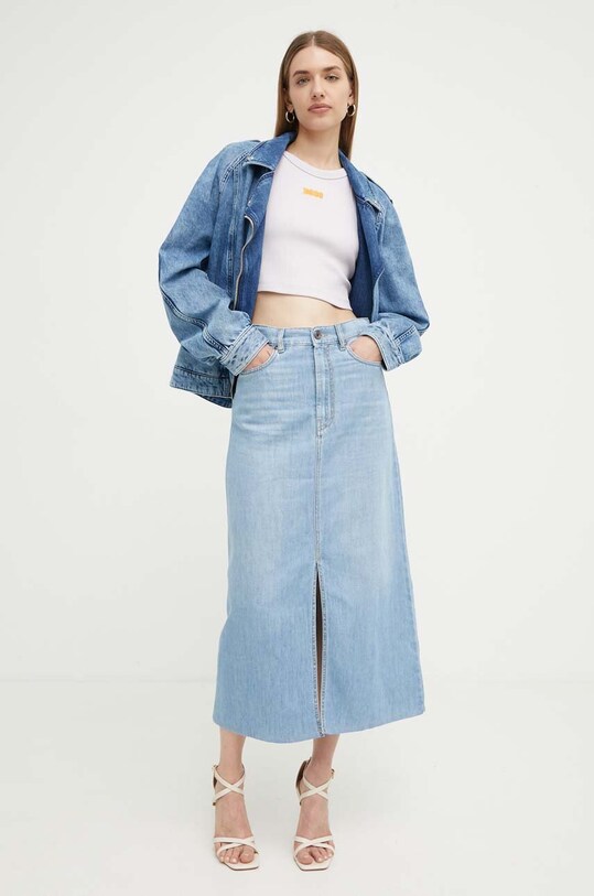 BOSS Orange top 50520469 fioletowy SS24