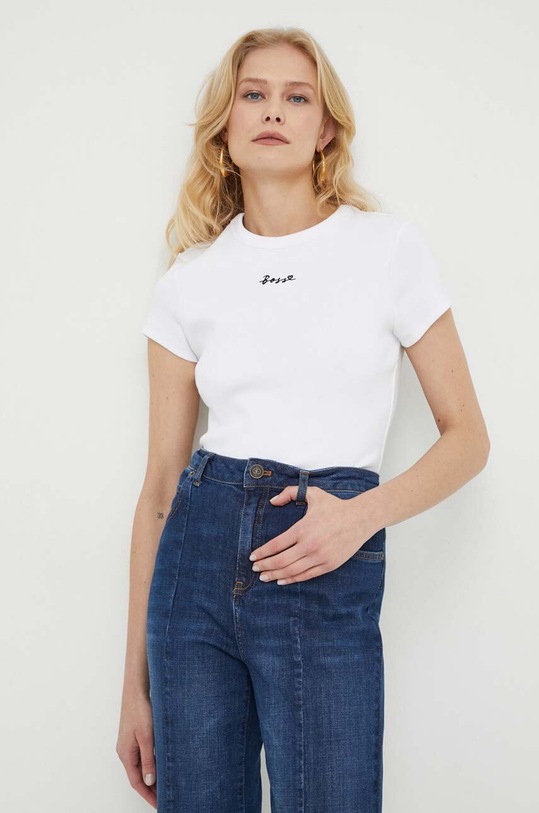 BOSS Orange t-shirt regular biały 50520479