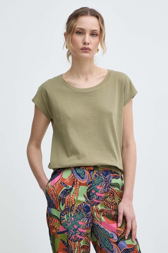 Bavlněné tričko MAX&Co. zelená 2416941014200