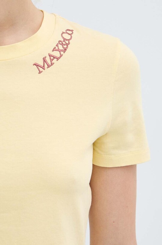 MAX&Co. t-shirt 2416941094200 sárga