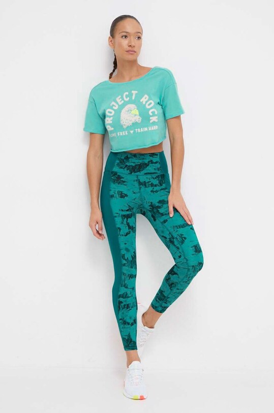 Under Armour tricou Project Rock 1383420 turcoaz SS24
