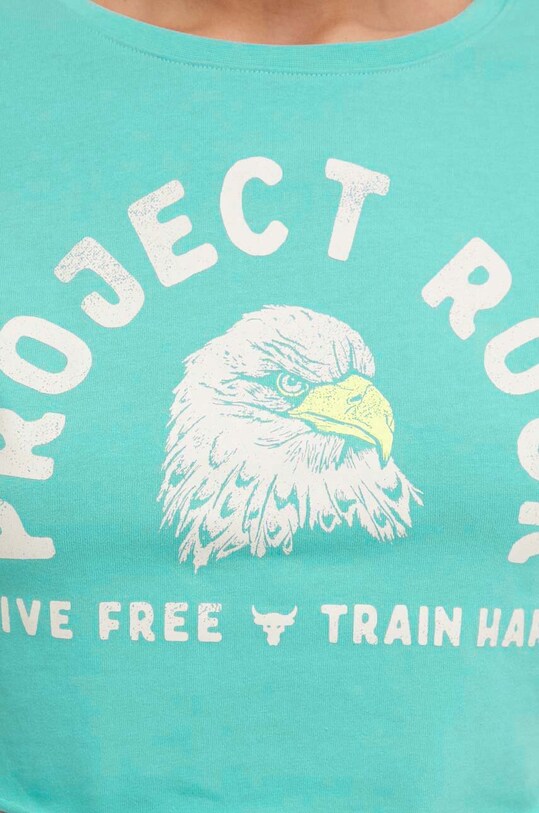 Under Armour tricou Project Rock 1383420 turcoaz
