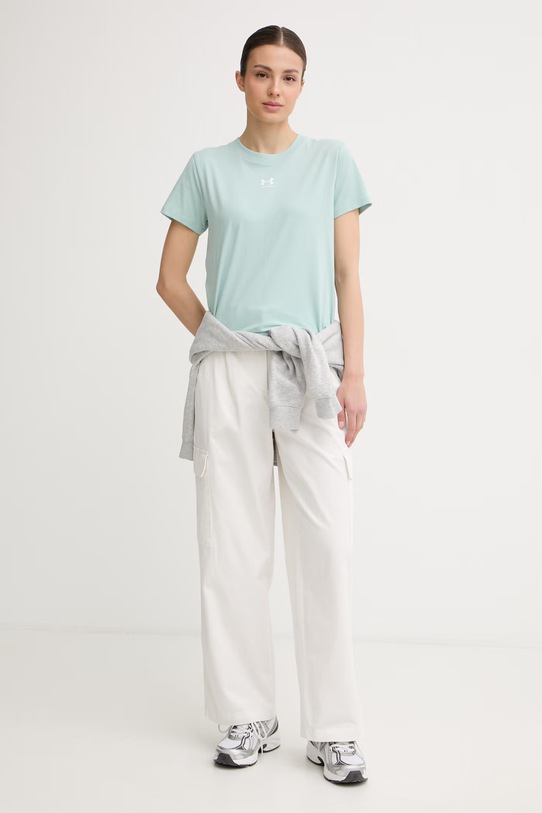 Under Armour tricou pentru femei cu bumbac Campus Core 1383648 turcoaz SS26