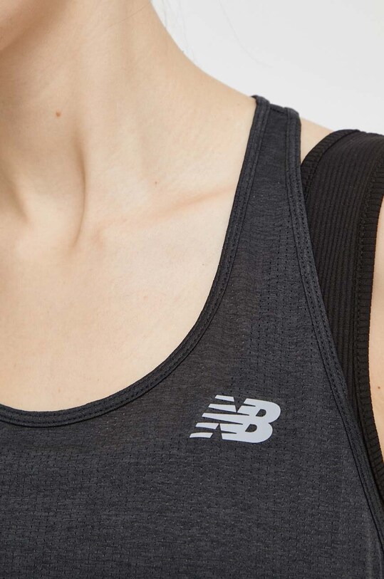New Balance top de antrenament WT41250BKH negru
