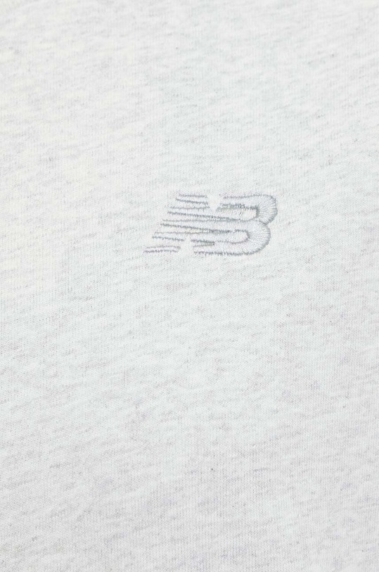 Bavlnené tričko New Balance WT41501AHH sivá