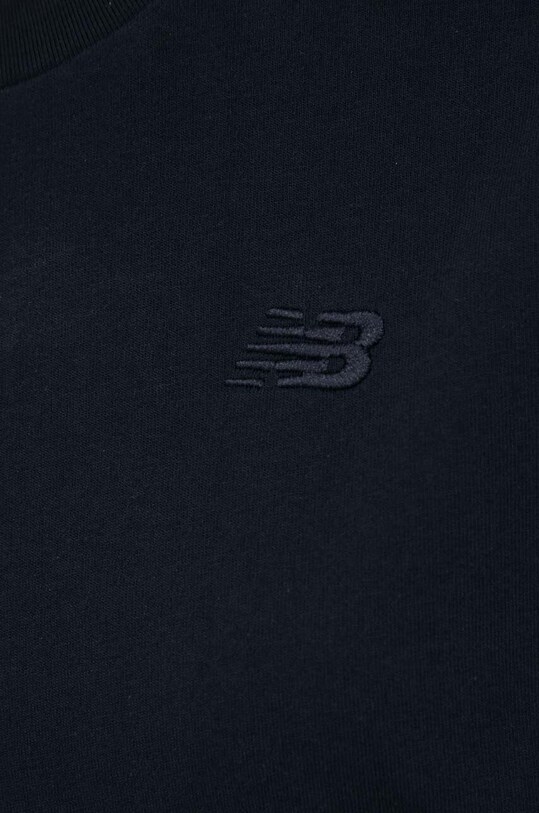New Balance t-shirt bawełniany WT41501BK WT41501BK czarny