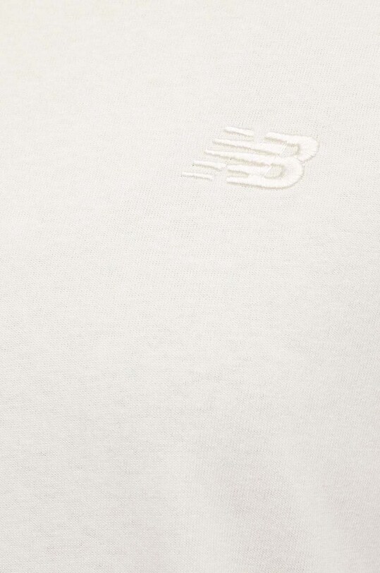 New Balance t-shirt bawełniany WT41501LIN WT41501LIN beżowy