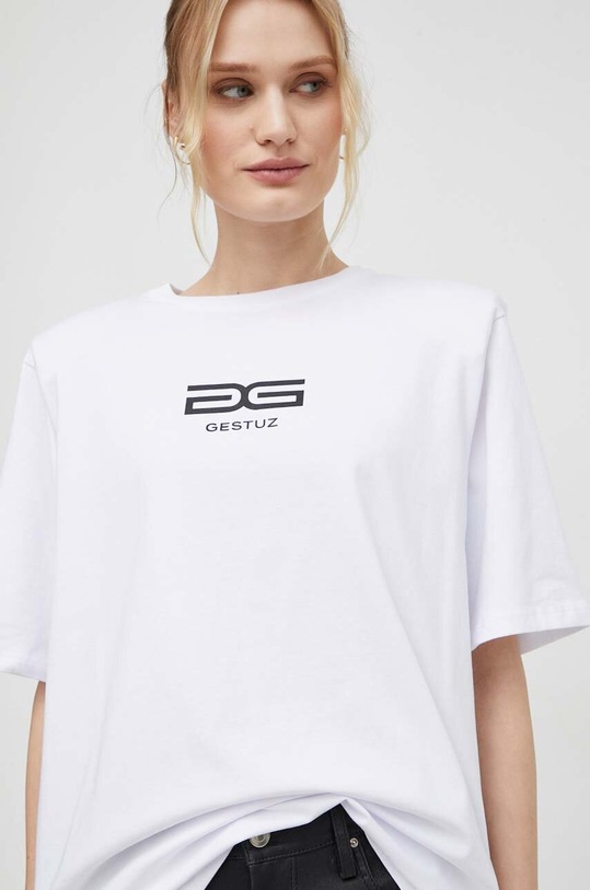 Gestuz t-shirt biały 10908950
