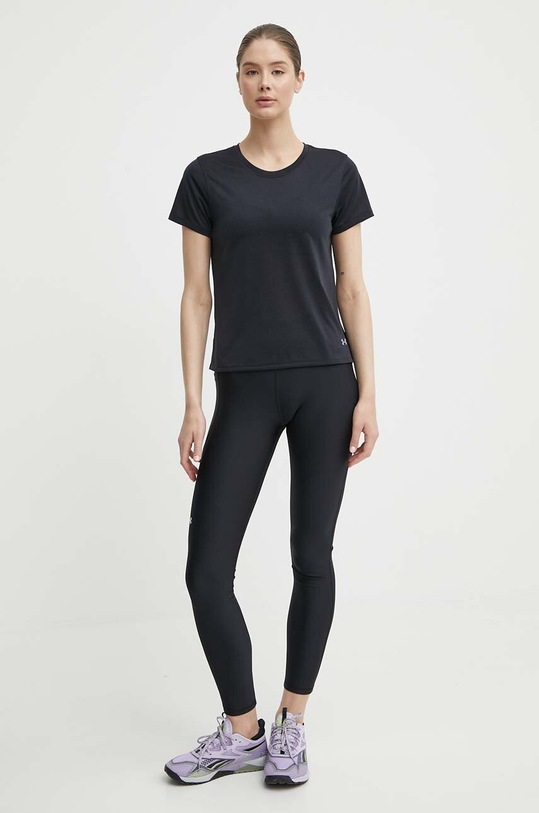 Under Armour tricou de alergare Streaker 1382434 negru SS25