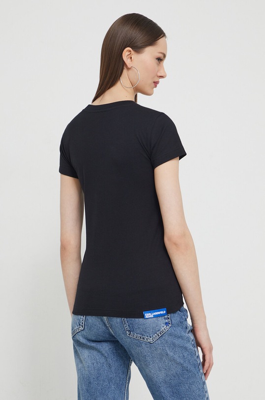 Îmbrăcăminte Karl Lagerfeld Jeans tricou din bumbac 241J1700 negru