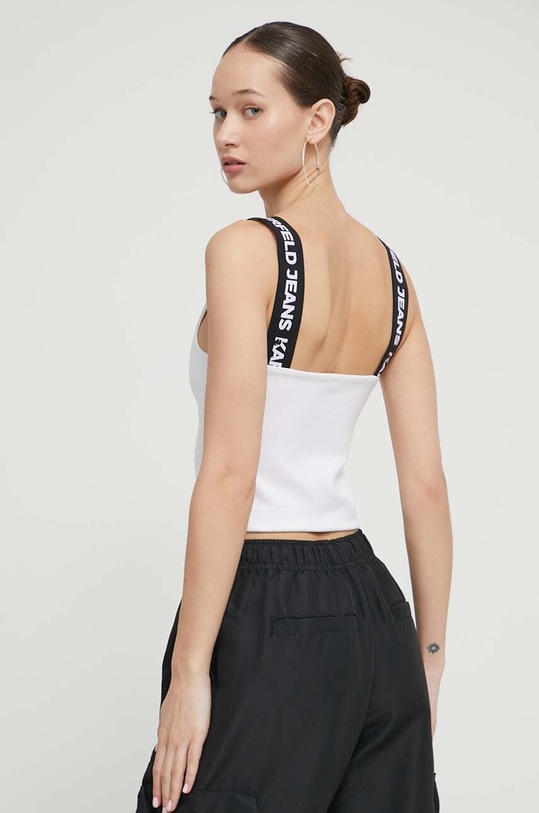 Îmbrăcăminte Karl Lagerfeld Jeans top 241J1705 alb