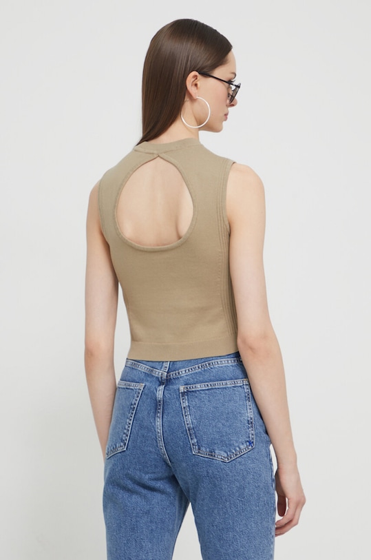 Îmbrăcăminte Karl Lagerfeld Jeans top 241J2001 bej