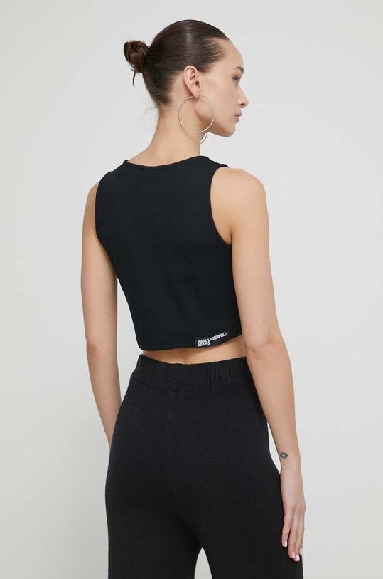 Odzież Karl Lagerfeld Jeans top 241J1708 czarny