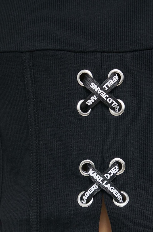 Karl Lagerfeld Jeans top 241J1708 czarny