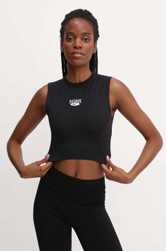 Reebok Classic top Archive Essentials imprimeu negru 100075517