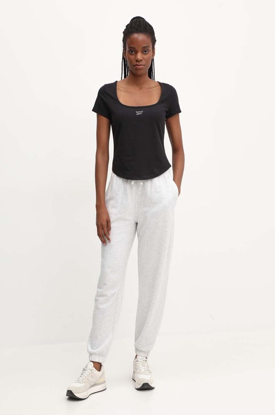 Μπλουζάκι Reebok Classic Wardrobe Essentials 100075530 μαύρο SS24