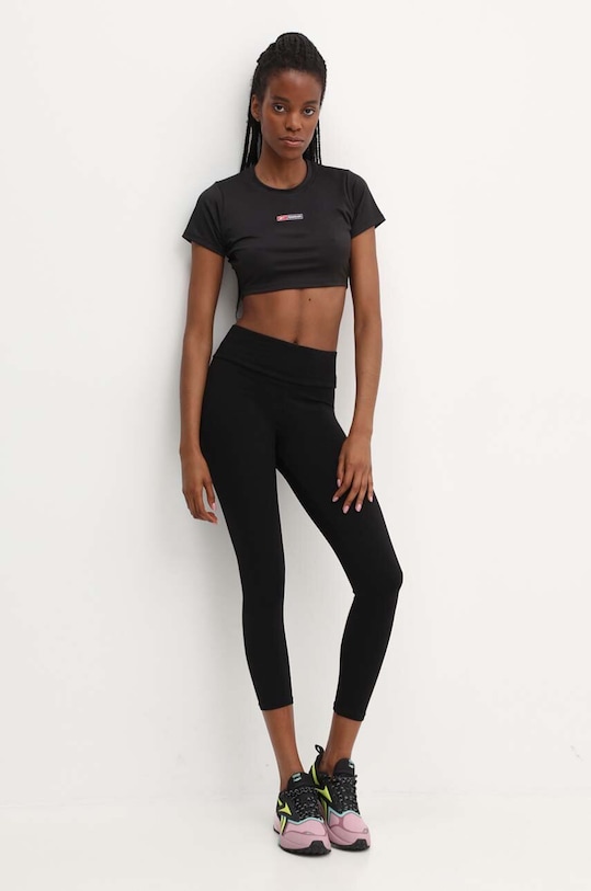 Odzież Reebok t-shirt treningowy Lux Bold 100075316 czarny