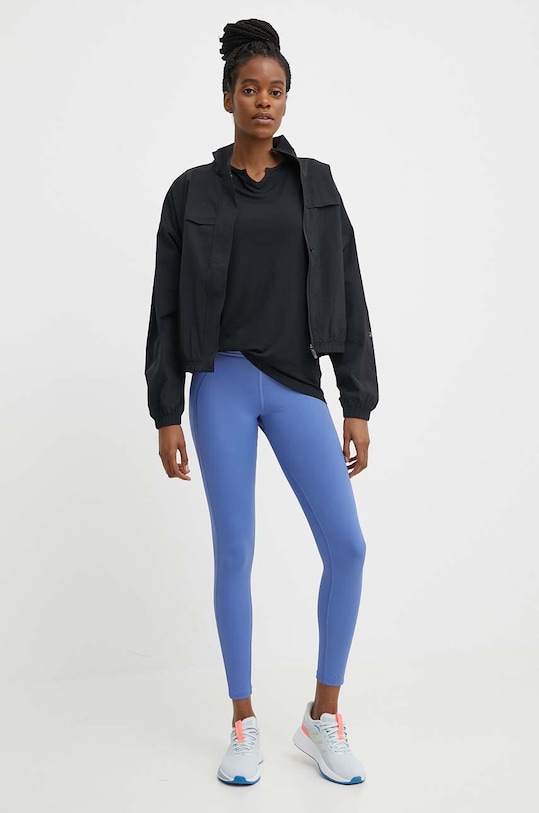 Reebok t-shirt treningowy Active Collective Chill+ Dreamblend 100075383 czarny SS24