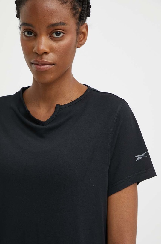 Reebok t-shirt treningowy Active Collective Chill+ Dreamblend czarny 100075383