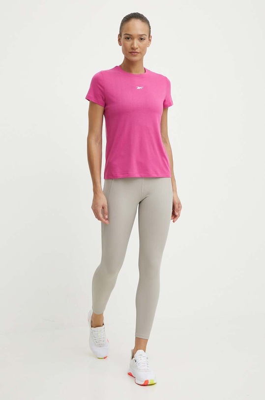 Reebok tricou de antrenament Identity Training 100076264 roz SS24