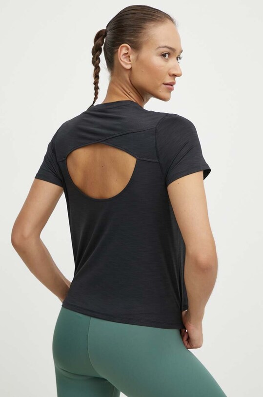 Tréningové tričko Reebok Chill Athletic melanž čierna 100075357