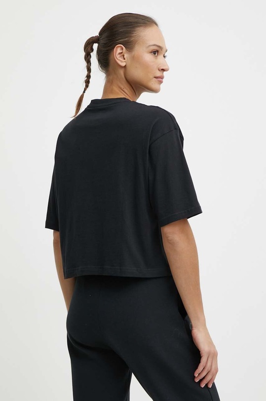 Oblečenie Bavlnené tričko Reebok 100075396 čierna