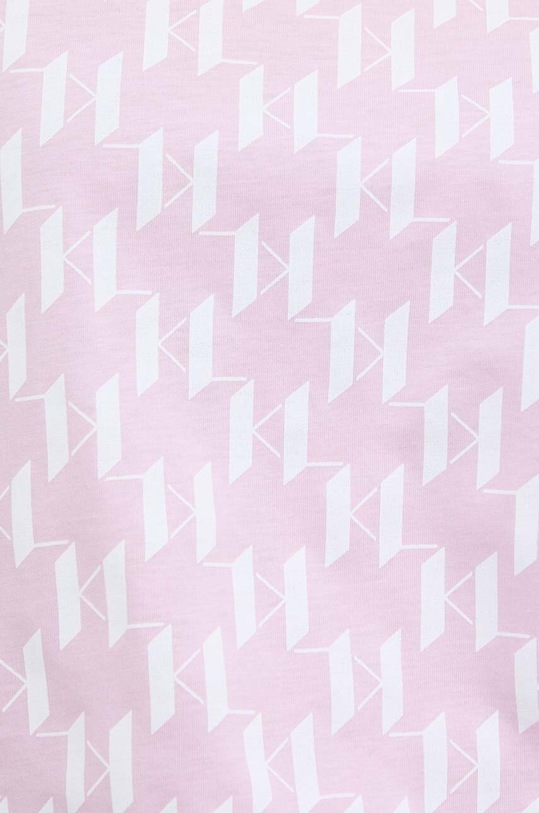 Karl Lagerfeld tricou din bumbac roz 241W1700