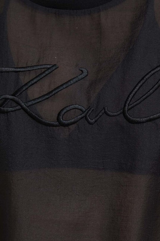 Karl Lagerfeld t-shirt 241W1708 czarny