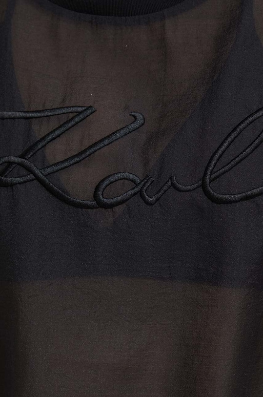 Tričko Karl Lagerfeld 241W1708 černá