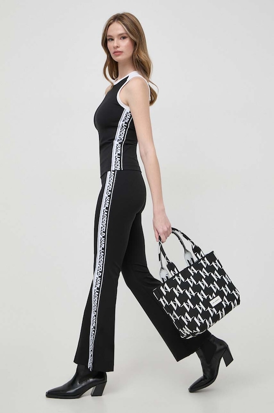 Top Karl Lagerfeld 241W1719 černá SS24