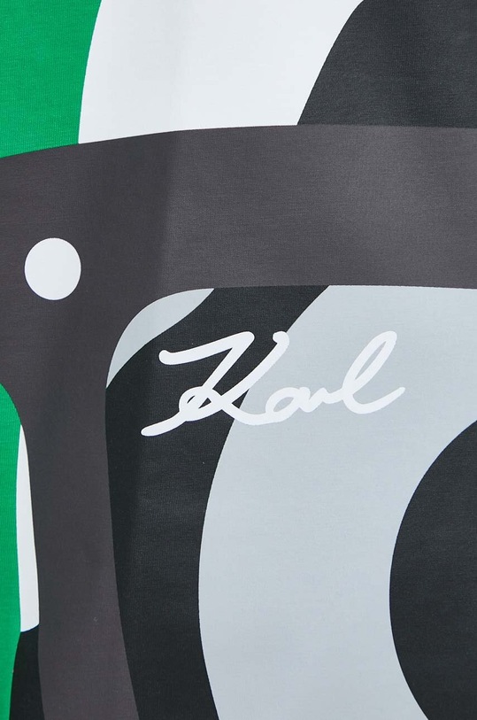 Bavlnené tričko Karl Lagerfeld x Darcel Disappoints 241W1762 zelená