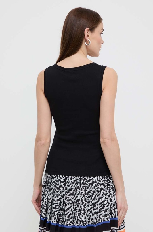 Oblečení Bavlněný top Karl Lagerfeld 241W1712 černá