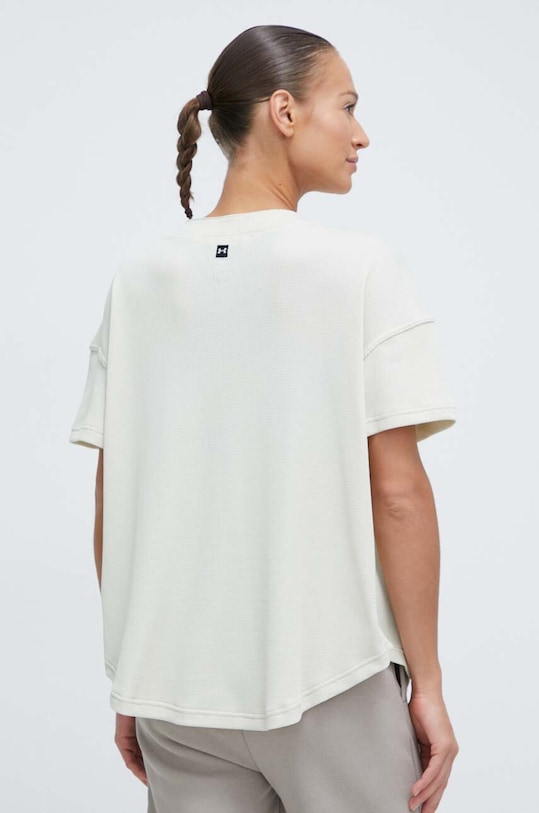 Odzież Under Armour t-shirt Project Rock 1382707 beżowy