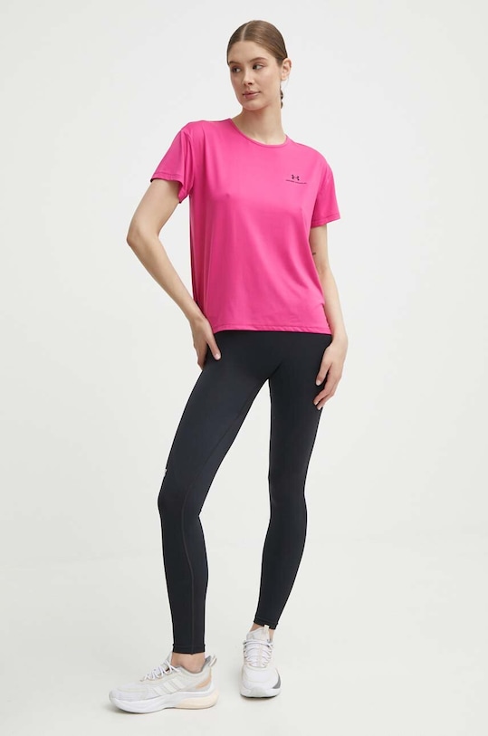 Under Armour t-shirt treningowy Rush Energy 2.0 1379141 różowy SS24